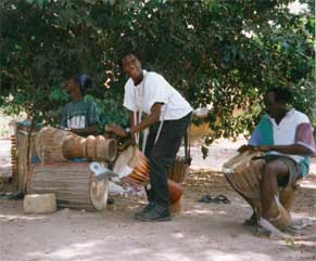 Percussion Begleitung zum Tanzkurs