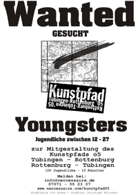 Plakat Jugendliche Gesucht